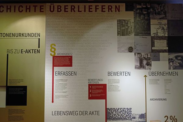 Ausstellung im Landesarchiv in Magdeburg